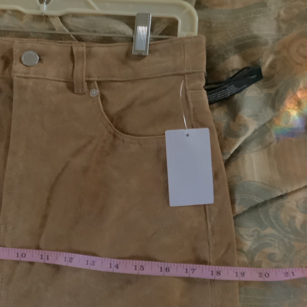 Blank NYC Brown Suede Pencil Skirt - Picture 14 of 14